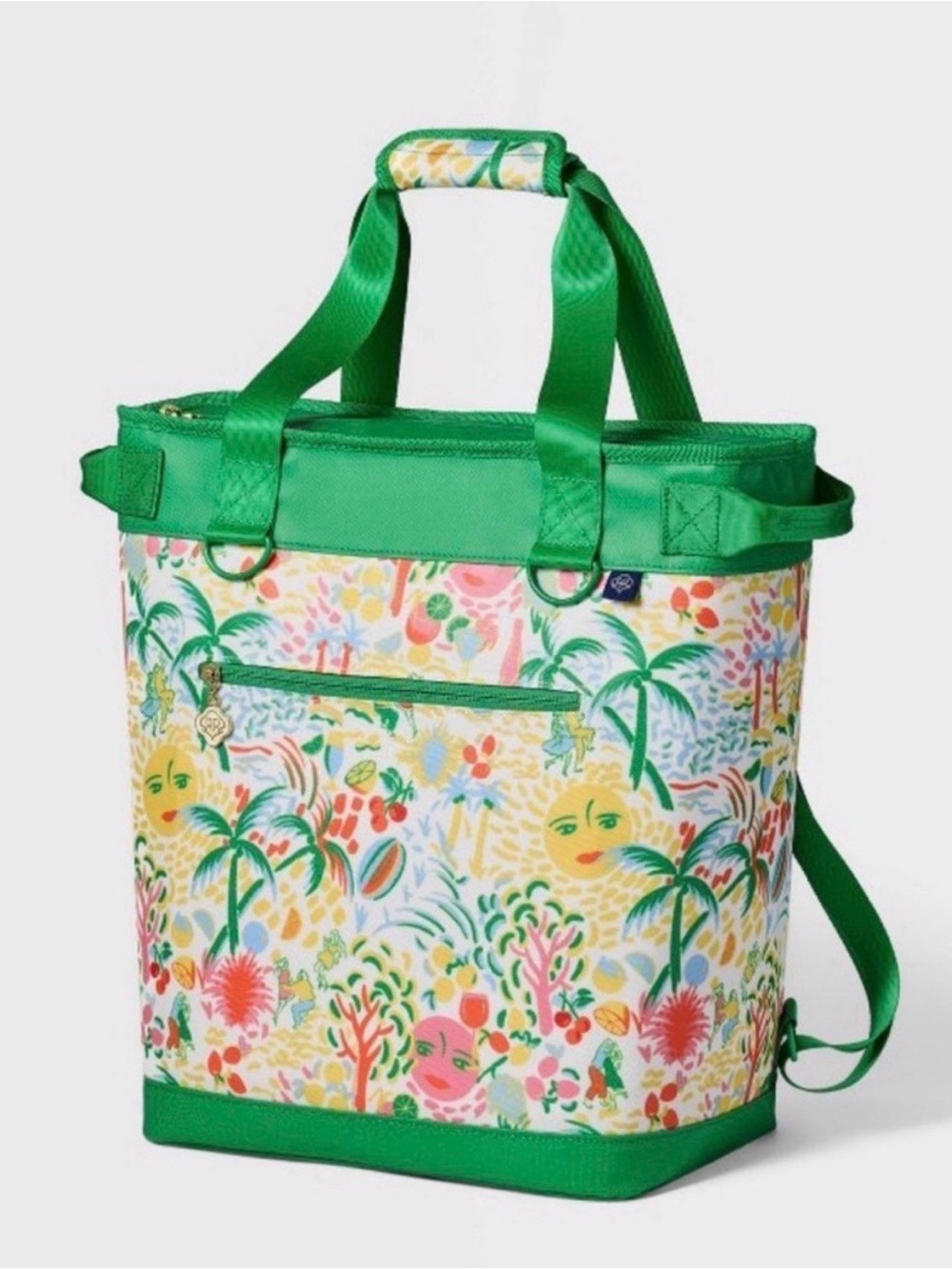 NWOT Roller Rabbit x Target Vacation Backpack Tote Cooler Bag Pool/Beach